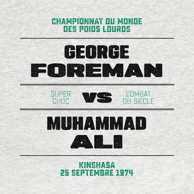 Ali vs Foreman 1974 by attadesign